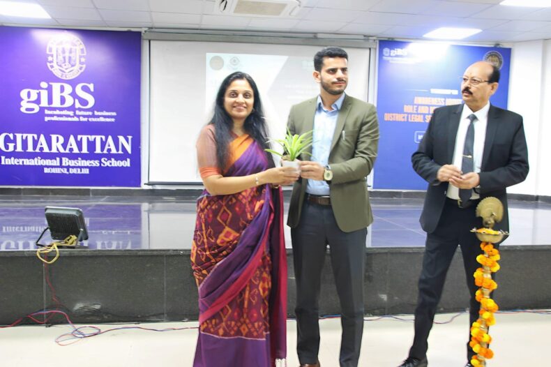 LECTURE ON ROLE AND RESPONSIBILTY OF DELHI STATELEGAL SERVICES AUTHORITY AT GITARATTAN INTERNATIONAL BUSINESS SCHOOL ON 18.10.2023