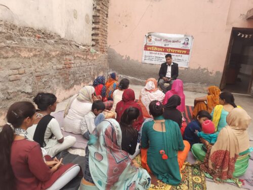 MAHILA PANCHAYAT PROGRAMME AT ARADHYA