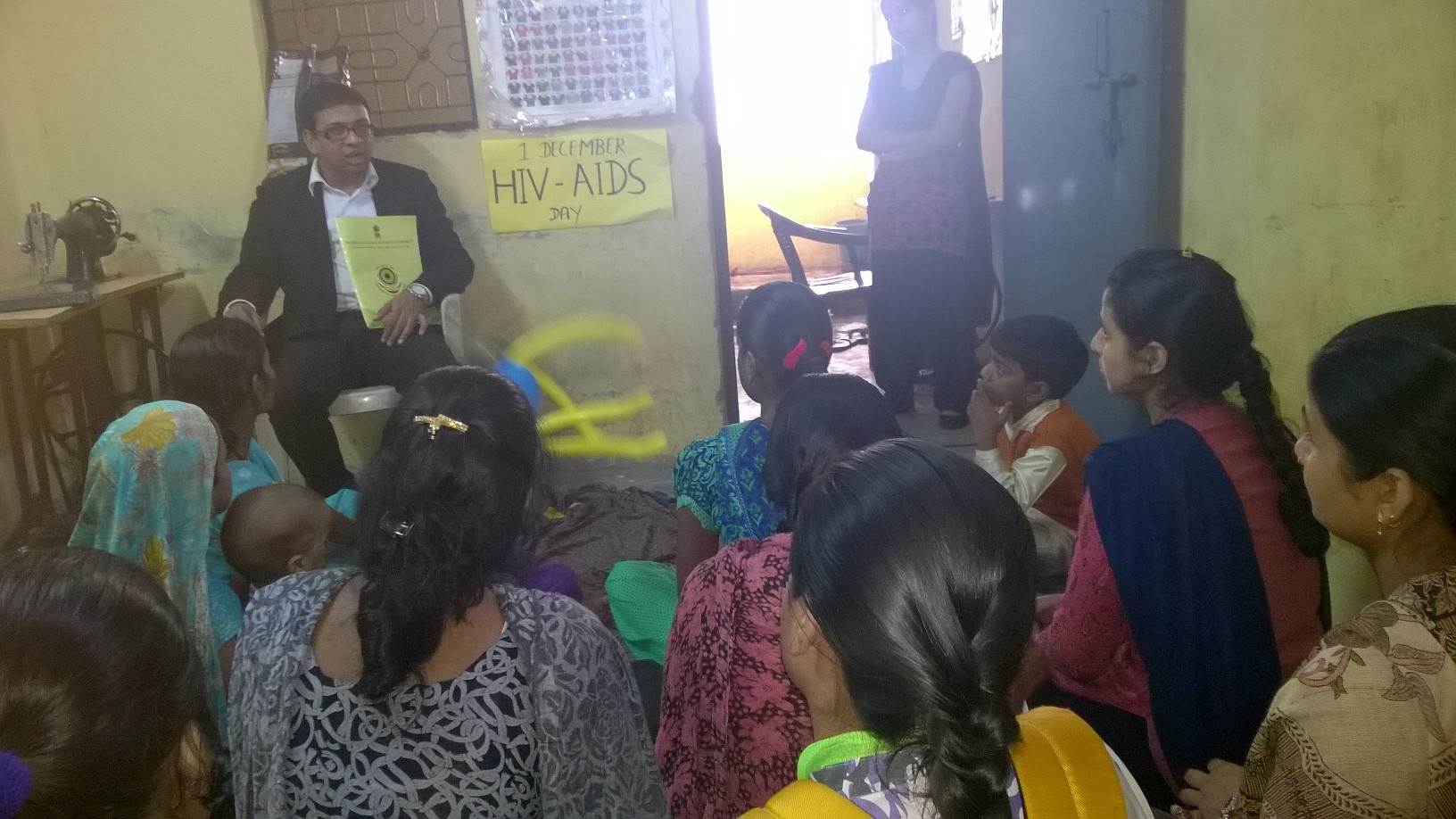 Legal Awareness Programme on “Observance of World HIV/Aids Day” was organized by DLSA North in Srijan, Bankner Village, Lampur, Delhi