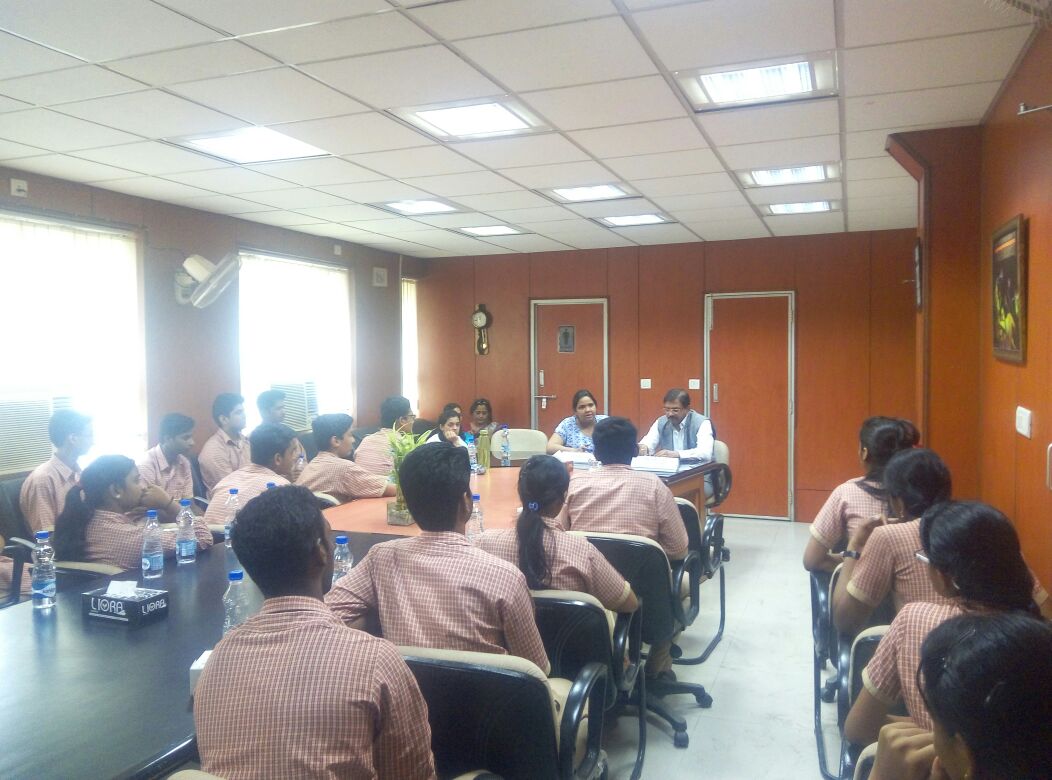 New Delhi District Legal Services Authority organised a visit of school Students from Kerala Education Society Sr. Secondary School in Patiala House Courts to observe the Court Proceeding on 11.08.2016.