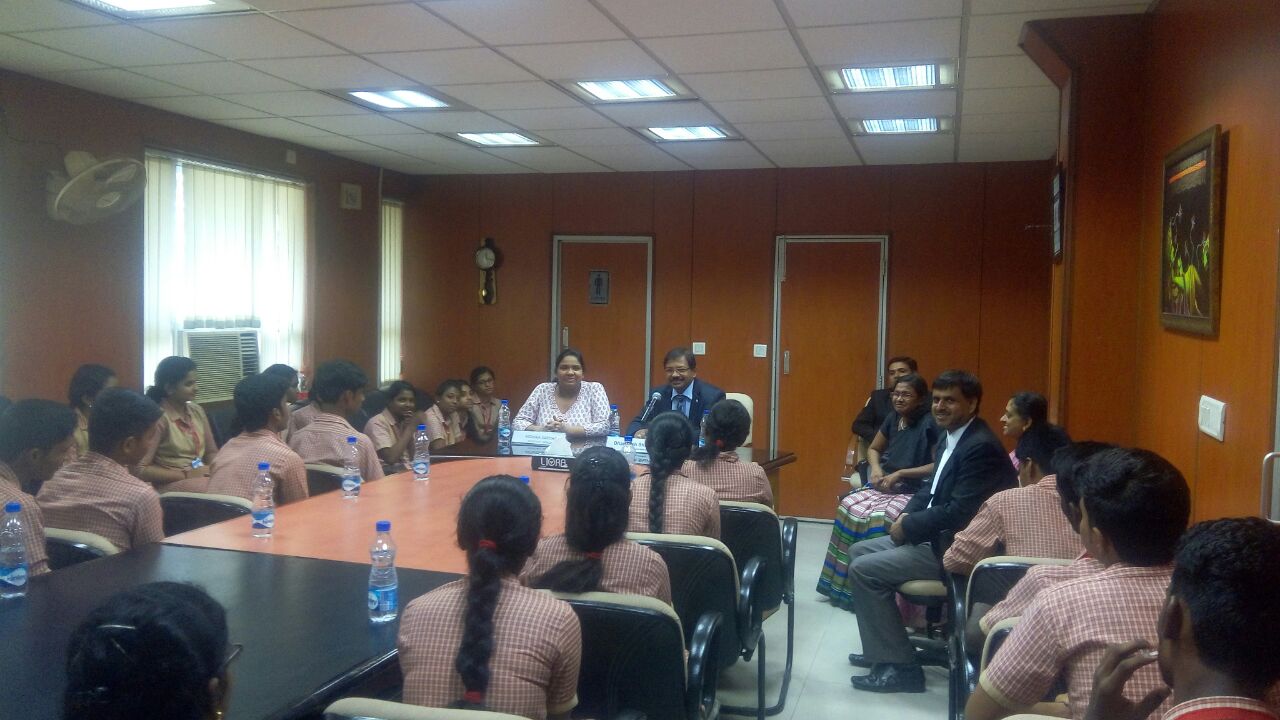 New Delhi District Legal Services Authority organised a visit of school Students from Kerala Education Society Sr. Secondary School in Patiala House Courts to observe the Court Proceeding on 01.09.2016.