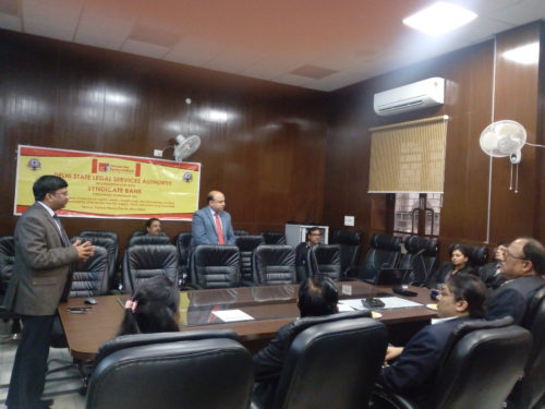 NDDLSA has Organised a Workshop on Cashless Transaction in Association with the Syndicate Bank for Ld. Judicial Officers of New Delhi District on 16.12.2016.