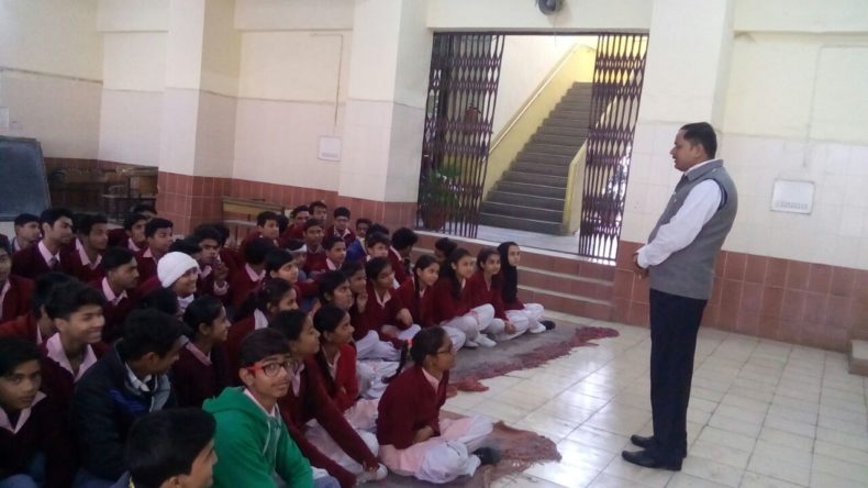 NDDLSA organised an Awareness Programme on the topic “Drug and Substance Abuse” among the students of N.P Co-Ed Sr. Sec, School, Lodhi Estate on 23.01.2017 by Sh. Santosh Kr. Pandey, LAC