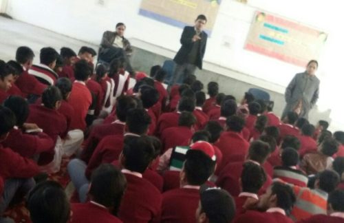 NDDLSA organised an Awareness Programme on the topic “Drug and Substance Abuse” among the students of N.P Co-Ed Sr. Sec. School, Ansari Nagar on 23.01.2017 by Sh. Asim Ali, LAC