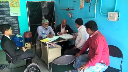 Inspection of Night Shelter Home at Vasant Vihar organised by New Delhi DLSA on 21.03.2017 from 4.00p.m. to 5.00pm. Sh. Ram Awadh Yadav, LAC alongwith PLV interacted with inmates.
