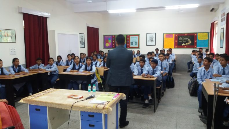 Mass Legal Literacy Programme conducted by Sh. Sumeet Anand, Ld. MM (N.I Act), New Delhi at PHC, as Resource Person in the Sarvodaya Vidayalaya, President Estate on 03.05.2017.