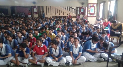 Mass Legal Literacy Programme conducted by Sh. Jitender Kumar Mishra Ld. ADJ-01, New Delhi at PHC, as Resource Person in the Mater Dei School, Purana Quila Road on 02.05.2017.