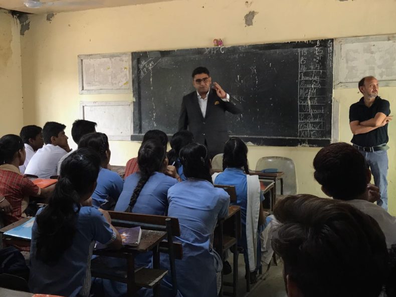 An Orientation/Awareness Programme on Environment Protection, Preservation, Conservation and Maintenance was conducted at Sarvodaya Vidyalaya, INA Colony on 24.07.17 by Sh. Vivek Agarwal, LAC.