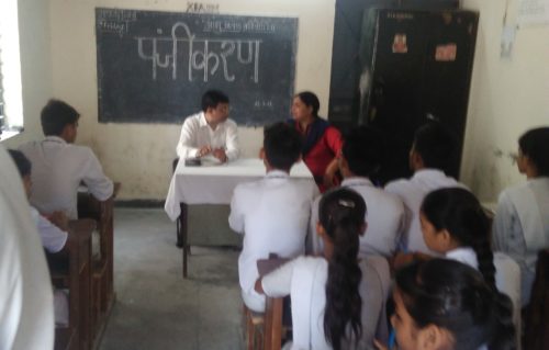 An Orientation/Awareness Programme on Environment Protection, Preservation, Conservation and Maintenance was conducted at N.P Boys Sr. Sec. School, Mandir Marg on 26.07.17 by Sh. J.K Mishra, Ld. DHJS.