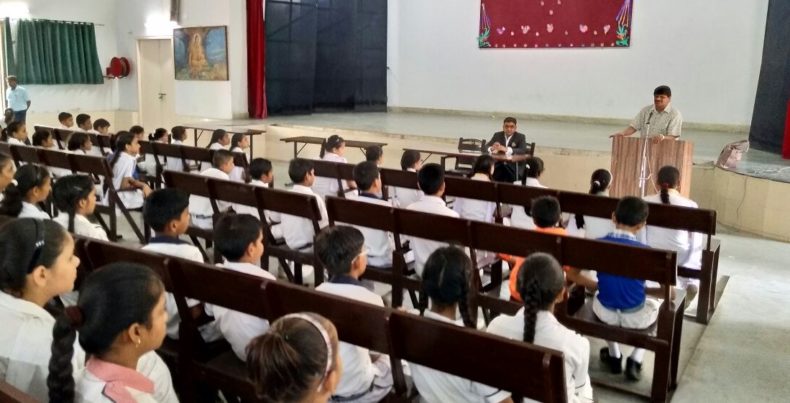 An Orientation/Awareness Programme on Environment Protection, Preservation, Conservation and Maintenance was conducted at Vidya Bhawan Mahavidalaya, Lodhi Estate on 19.07.17 by Sh. Vivek Agarwal, LAC.