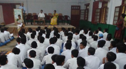 An Orientation/Awareness Programme on Environment Protection, Preservation, Conservation and Maintenance was conducted at Harcourt Butler School, Mandir Marg on 20.07.17 by Sh. Jitendra Kumar Mishra, Ld. DHJS.