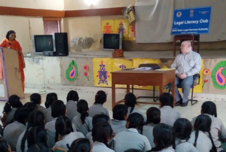 An Orientation/Awareness Programme on Environment Protection, Preservation, Conservation and Maintenance was conducted at Sarvodaya Kanya Vidyalaya, Andrews Ganj on 21.07.17 by Sh. V.K.Gupta Ld.,DHJS.