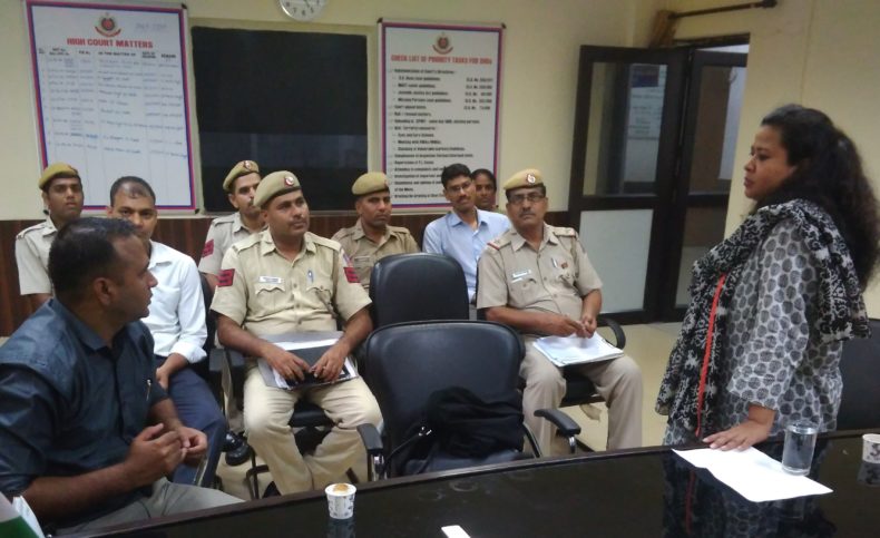 NDDLSA Organised Awareness Programme on the topic “Domestic Violence” on 27.07.17 at R.K Puram by Legal Aid Counsels Bhanita Patowary as a Resource person.