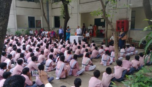 An Orientation/Awareness Programme on Environment Protection, Preservation, Conservation and Maintenance was conducted at N.P Co-ed Sr. Secondary School, Tilak Marg on 17.07.17 by Sh. Amitabh Rawat, Ld. DJS.