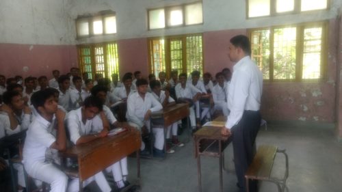 Organised a Legal Literacy Programme on “Menace of Drug Addiction” at Govt Boys Sr. Sec School R.K Puram Sector-3 on 05.08.2017 by Tarun Narayan Tyagi, LAC.