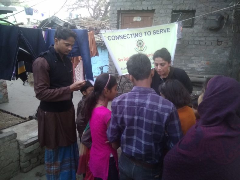 Legal Awareness at Sagarpur Clusters, Janak Puri Child Labour on 09.12.2017 by Shelly Dutta LAC.