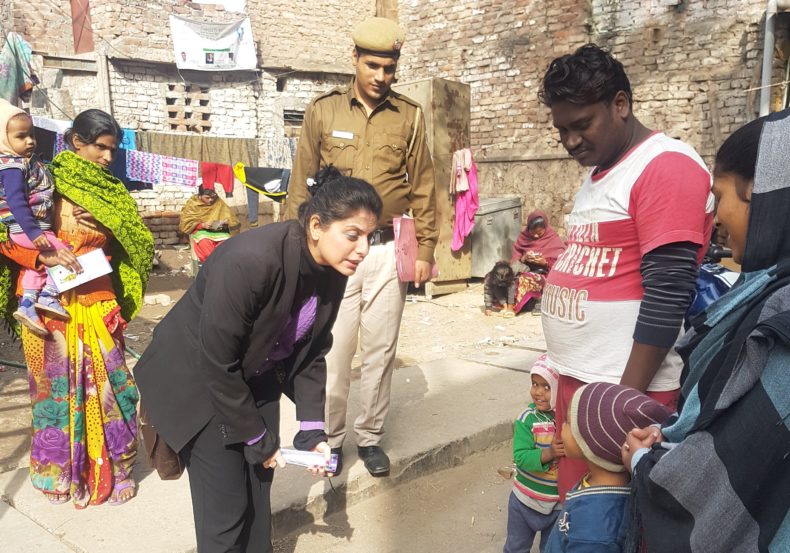 Legal Awareness Camp for POCSO on 23.12.17 at Sonia Gandhi Camp, Naraina by Shelly Dutta LAC.