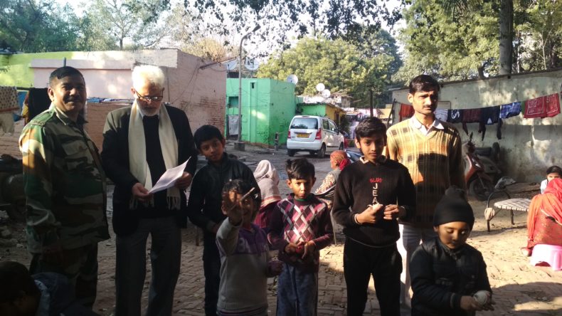 Legal Awareness Programme on Drug Abuse at Tilak Marg Slum area i.e opposite Patiala House Court behind bus stop. Sh. Ravi Qazi LAC as a Resource Person interacted with the slum dwellers on the subject on 29.01.2018.