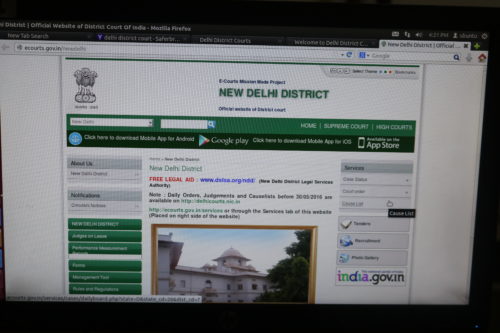 A Hyperlink of New Delhi DLSA has been put up on the website of New Delhi District.This Hyper Link Free Legal Aid www.dslsa.org/ndd will not only inform about Legal Aid but one click will also take the person to website of New Delhi DLSA for all the information.
