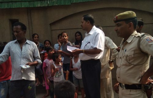 A Legal Awareness Programme was conducted in slum area of Sanjay Camp, PS Chanakyapuri on 28.05.2018. Sh Santosh Kr. Pandey was the Resource Person from NDDLSA.