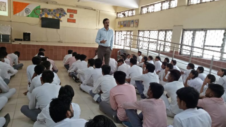 Legal Awareness Programme conducted by the Secretary New Delhi District at N.P Co-ed Senior Secondary, Lodhi Estate, New Delhi on the topic Sexual Violence on 23.05.2018.