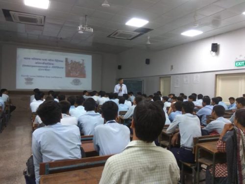 A Legal Awareness Programme was conducted on Child Abuse and Sexual Violence at Govt Boys SSS No-4, Sarojini Nagar, New Delhi on 04.08.2018.