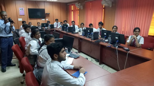 Visit for School Students of Ramjas Senior Secondary School No-2, Karol Bagh, Delhi in Patiala House Court Complex to observe the court proceedings on 26.10.2018.