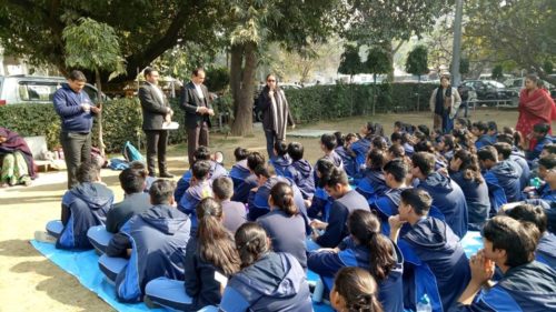 Visit for School Students of The Heritage School, Rohini, in Patiala House Court Complex to observe the court proceedings on 18.01.2019.