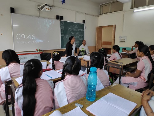 On 26.04.2019 New Delhi District Legal Services Authority Organised a Legal Awareness Programme on POCSO in N.P GIrls and Boys School, Balmiki Basti.