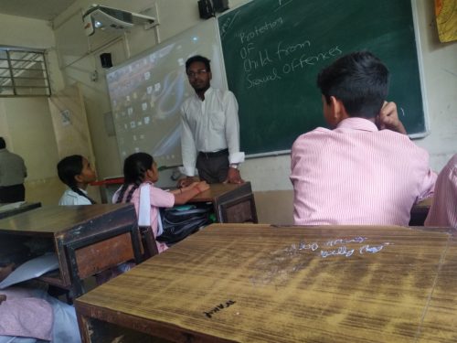 On 30.04.2019 New Delhi District Legal Services Authority Organised a Legal Awareness Programme on POCSO Act at N.P. Co-Ed School Sangli Mess, New Delhi.