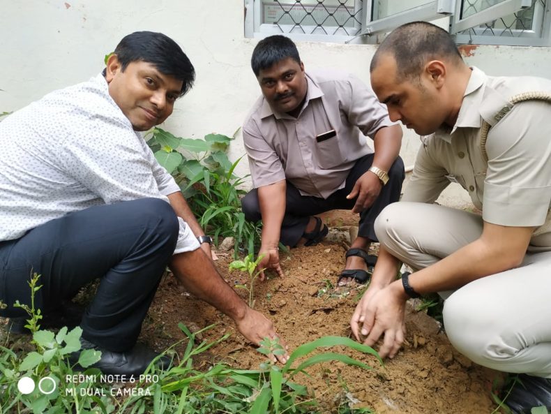 On 02.08.2019, on the Occasion of World Environment Day at Police Station-R.K Puram.