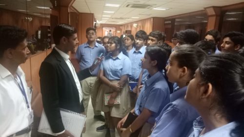 On 24.09.2019 NDDLSA Organised a visit for School Students from The Khaitan School, Noida.