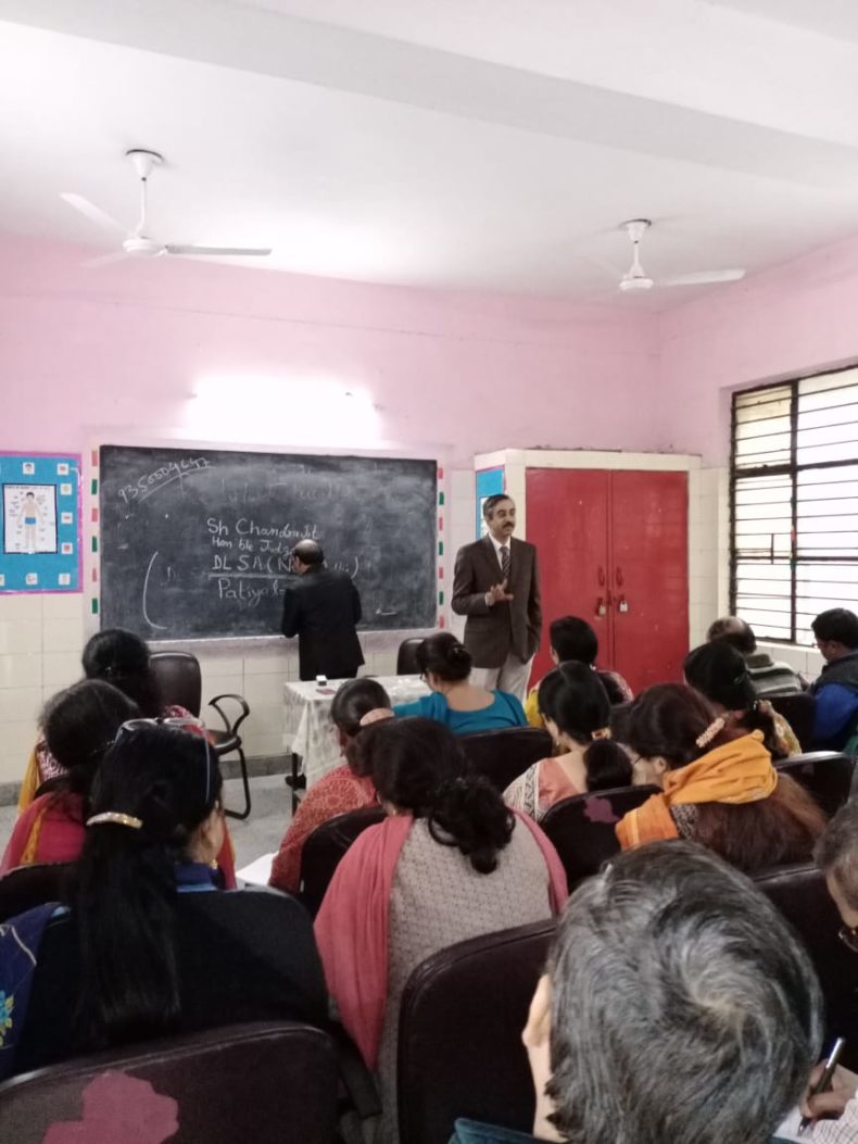 On 28.11.2019 Sh. Chander Jit Singh, Ld. Secretary, NDDLSA attended the programme at organised by as Resource Person wherein delivered a lecture on POCSO,