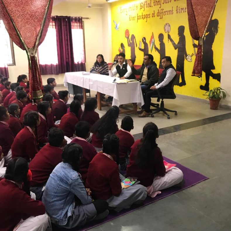 NDDLSA Organised a Lecture on “Preamble, Fundamental Rights and Duties under Constitution of India” at the N. P. Co-Ed, Sr. Sec. School, Kidwai Nagar.