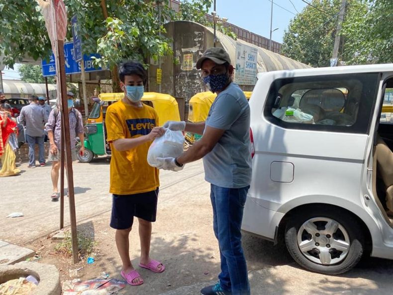 On 10.06.2020, NDDLSA under the aegis of DSLSA distributed 8 dry food packets.