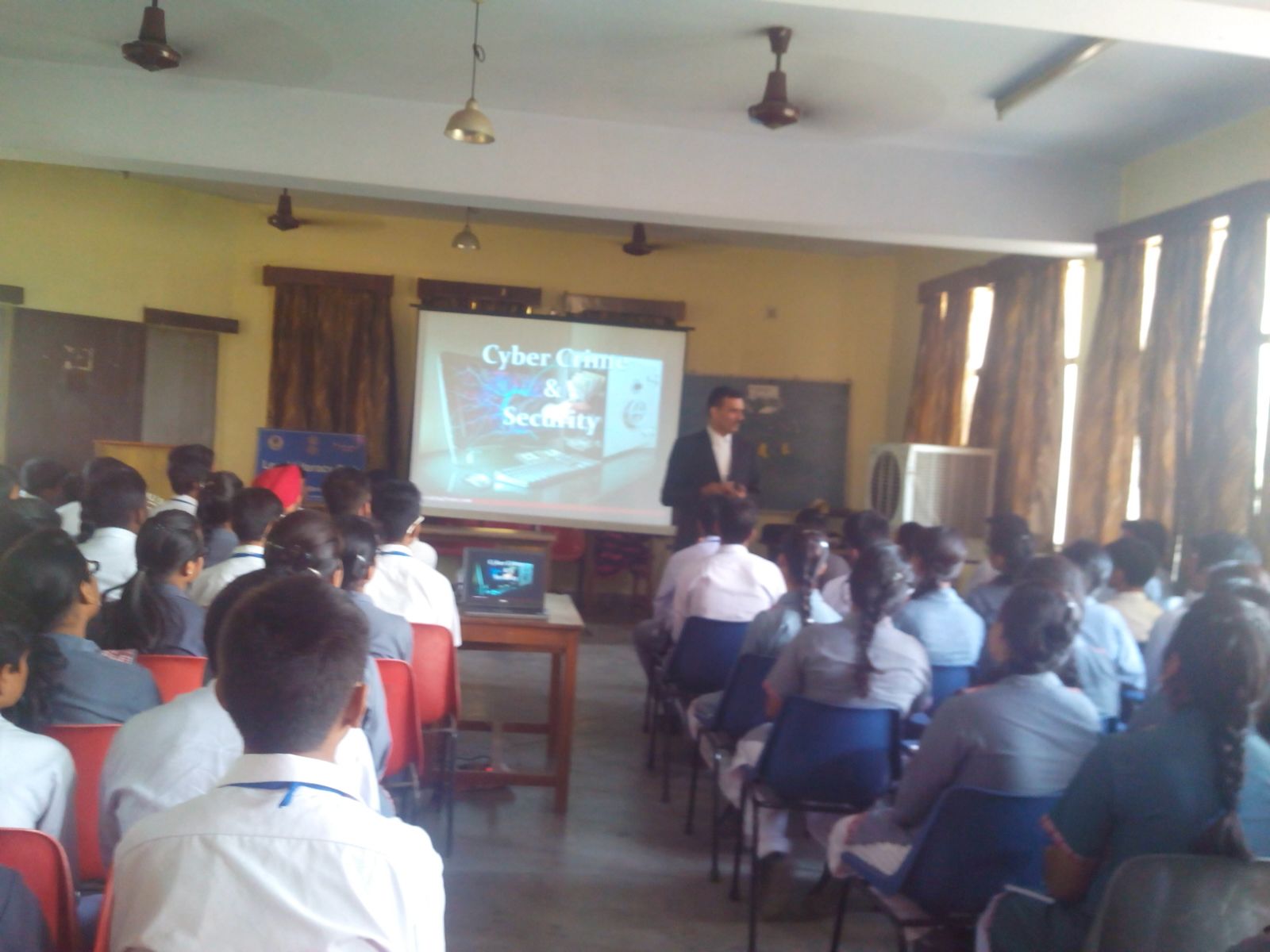 Legal Literacy Programme organised Cyber Crimes at Raisina Public School, Mandir Marg on 15.10.2015