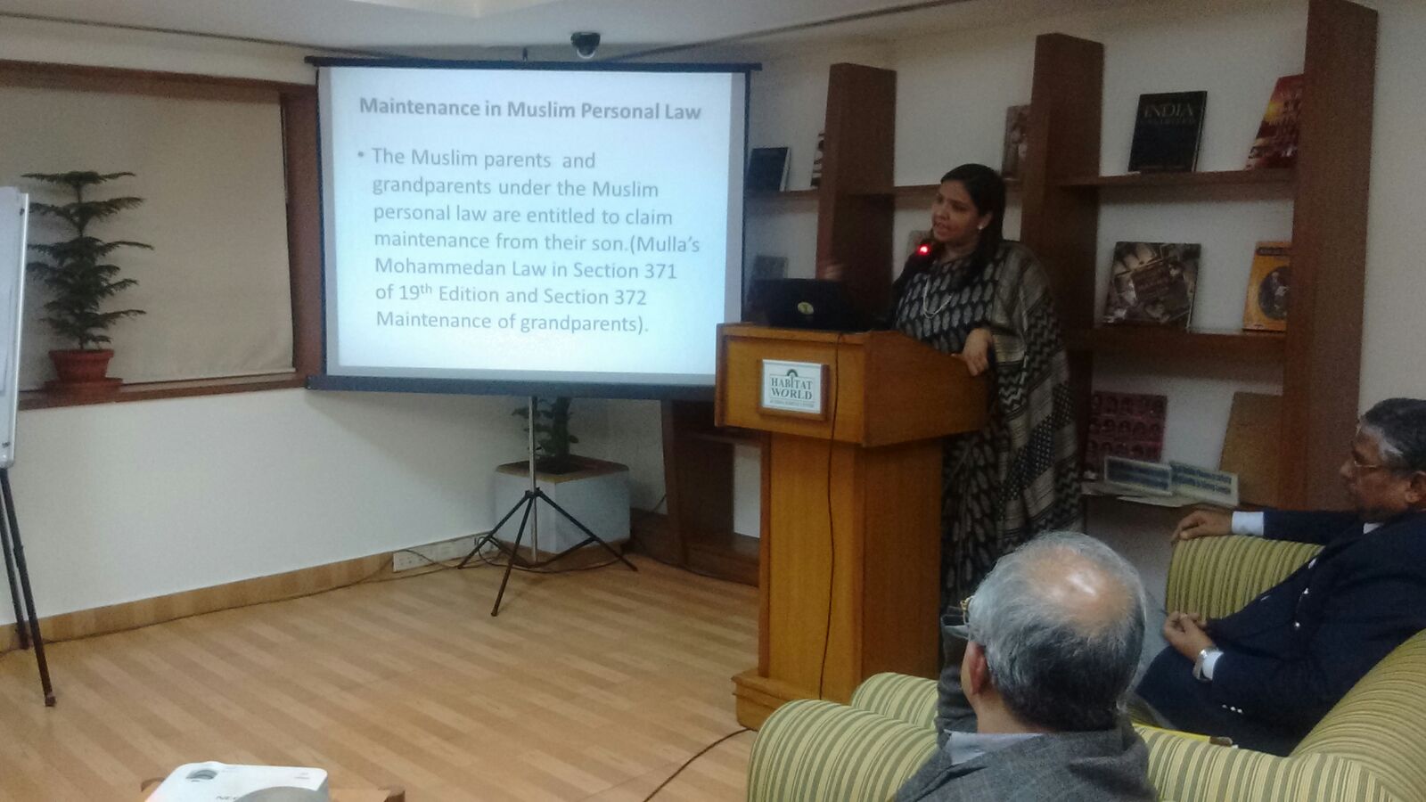 Awareness Program Rights of senior Citizens held at India habitat Centre on 19.12.2015