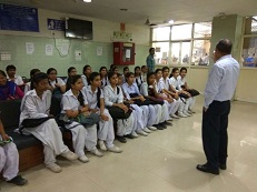 Court visit of school students of Sarvodaya Kanya Vidayalaya, GT Road, Shahdara, Delhi
