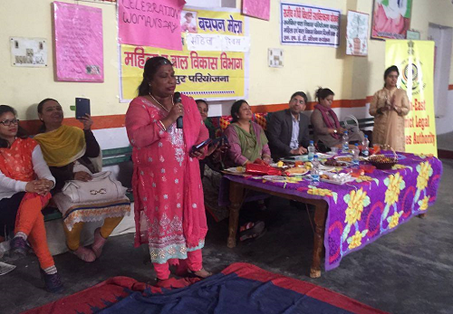 International Women’s Day by organising an ‘Awareness-cum-Participatory Programme’ for women at Ram Nagar Extension,