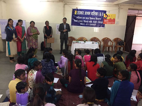 ‘Slogan-Writing’ Competition at Observation Home for Girls, Sanskar Ashram Delhi