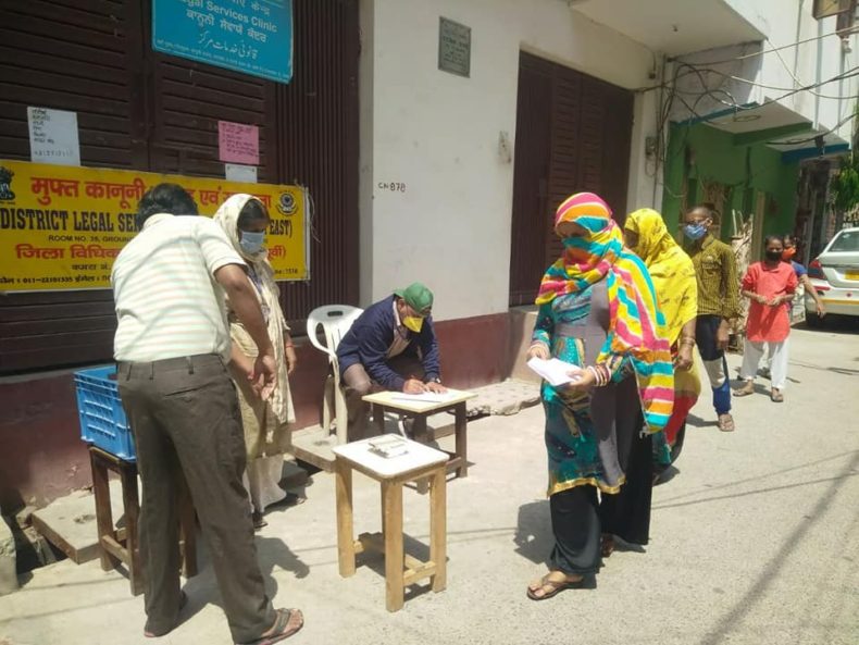 Delivering  Cooked Food Packets