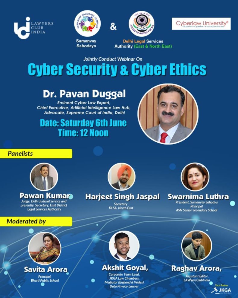 Webinar on Cyber Security and Cyber Ethics