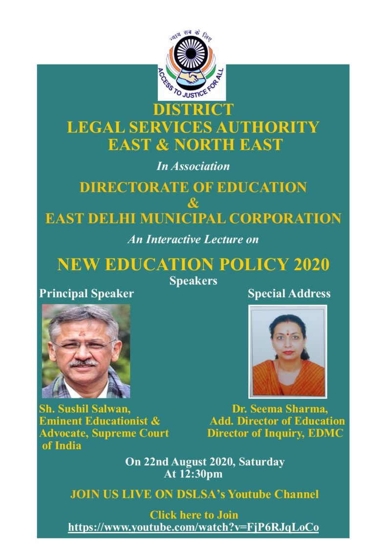 Webinar on New Education Policy 2020