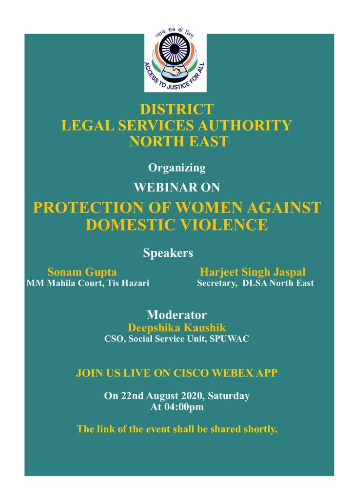 Lecture on Protection of Women Against Domestic Violence