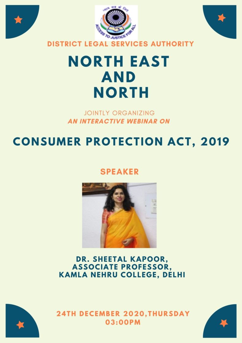 Webinar on Consumer Protection Act, 2019