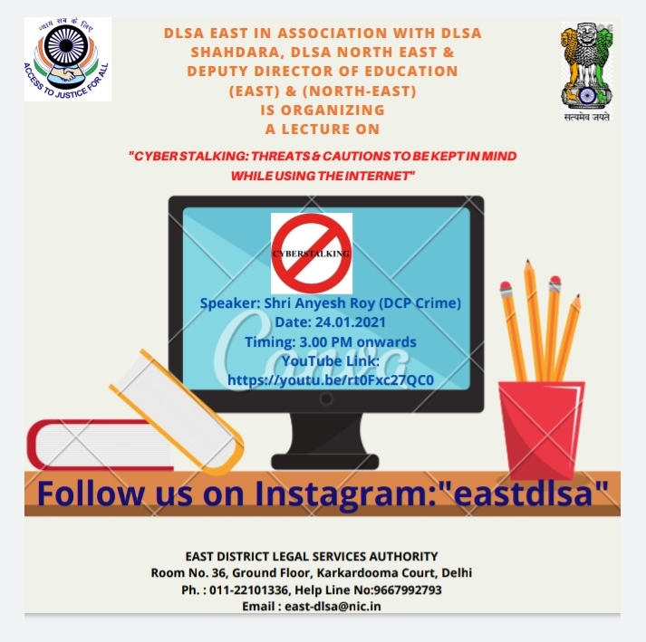 Programme on “Cyber Stalking and Various Threats & Cautions to be kept in mind while using Internet”