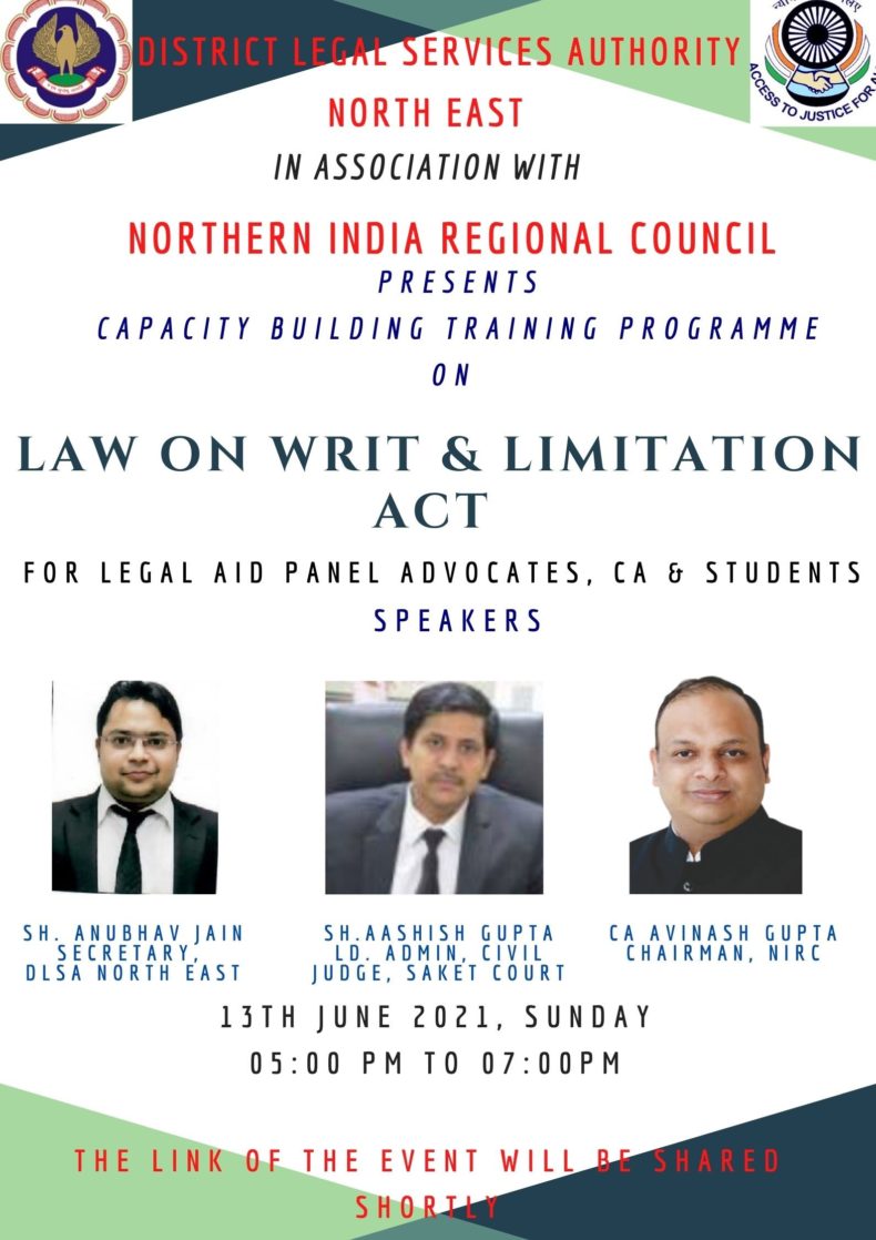 Webinar on Writ & Limitation Act