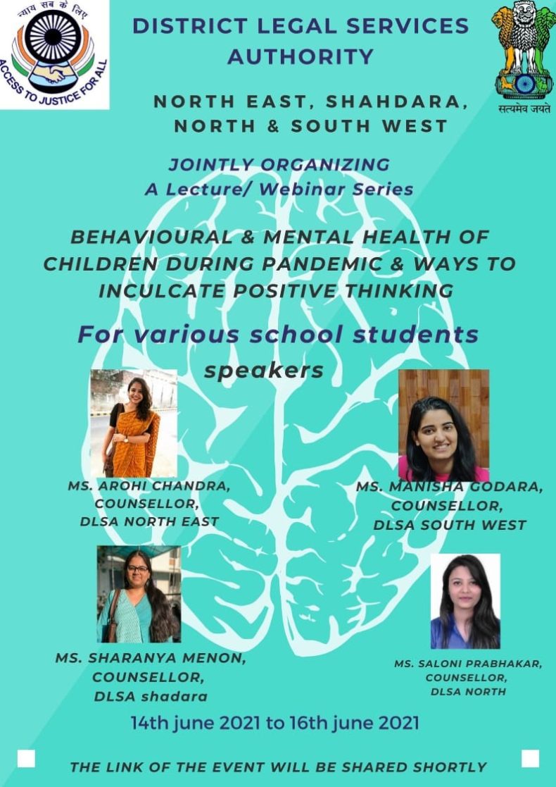 Webinar on Behavioral & Mental Health of Children during Pandemic & Ways to Inculcate Positive Thinking