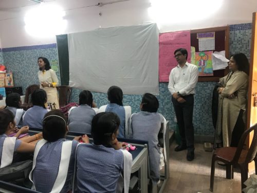 In compliance of directions of Ld. Executive Chairperson, Delhi State Legal Services Authority, Legal Literacy Classes on Module of Sexual Violence “Child Abuse and Violence-Interpersonal and Digital World” was conducted for Children studying in class 9th to 12th Class at Govt. Girls Senior Secondary School, Anandwas, Delhi on 09.05.2018. Ms. Ruchika Singla, Secretary Dlsa NW Rohini Courts and Shri Rahul Kumar Verma, Panel Advocate were the resource persons for the session.