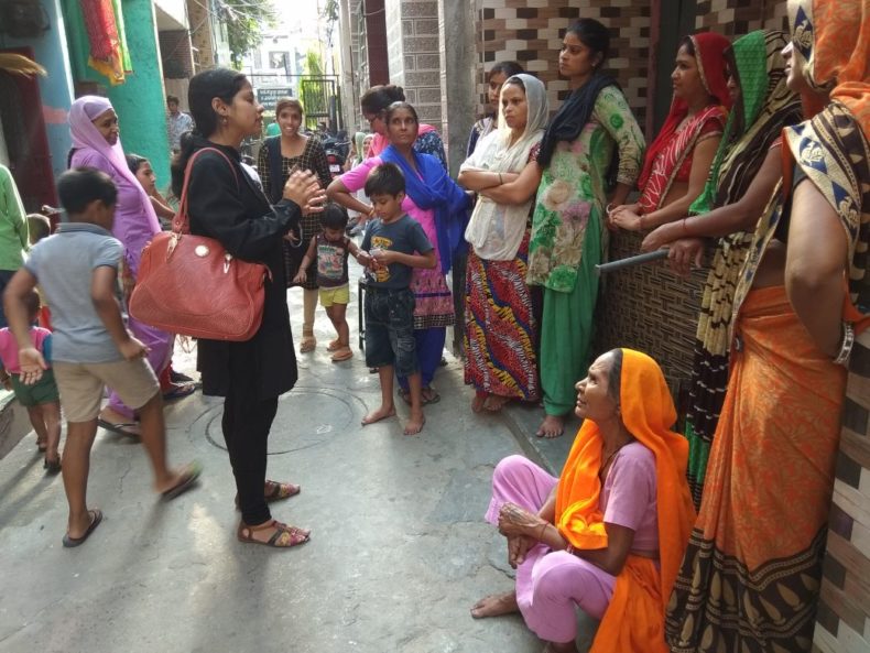 A Legal Awareness Programme was organized by Dlsa NW on the topic DOMESTIC VIOLENCE on 20.05.2018 at Mangol Puri, Delhi